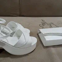 یک جفت کفش مجلسی طبی و کیف شاین  ست کفش|کیف، کفش، کمربند|تهران, امام زاده عبدالله|دیوار