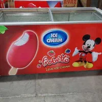 فریزر صندقی تک درب ایستاده