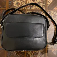 کیف دوشی زنانه چرم طبیعی مشکی