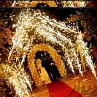 اجرای آبشار سرد مجالس عروسی و خدمات دیزاین