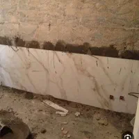 کاشی کاری چسپی و دوغابی