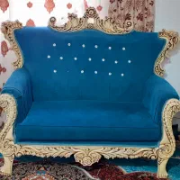 مبل سلطنتی 7 نفره|مبلمان خانگی و میز عسلی|قرچک, میرزائی شمالی|دیوار