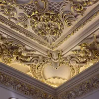 گچبری پیش ساخته میکروسمنت پتینه گچ سمنان نقاشی|خدمات پیشه و مهارت|کیش, |دیوار