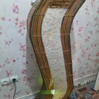 آباژور چوبی با پوست ماهی|چراغ خواب و آباژور|تهران, بهداشت|دیوار