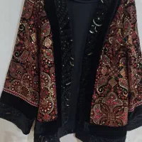 کت سوزن دوزی مخمل