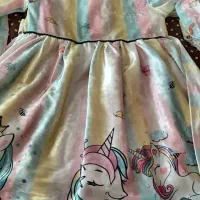 پیراهن مخمل اسب تک شاخ و جوراب شلواری و ساپورت|کفش و لباس بچه|تهران, دکتر هوشیار|دیوار