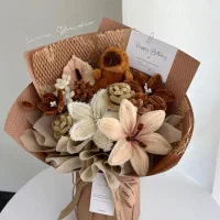 گل ربانی و گل مخمل دسته گل  همه مناسب ها|گل مصنوعی|مشهد, ایثارگران|دیوار