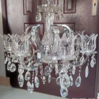 لوستر کریستالی|لوستر و چراغ آویز|لنگرود, |دیوار