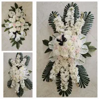 کرایه گل مصنوعی ختم و مزار روقبری دور قبری رومیزی