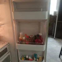 یخچال ساید سامسنوگاصل کره سفید  روکش چرمی|یخچال و فریزر|تهران, آسمان|دیوار