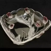 دیس گرد و اردورخوری والتر آلمان.نادین .لاله صورتی|ظروف سرو و پذیرایی|تهران, آهنگ|دیوار