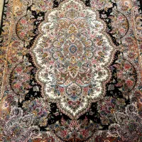 فرش ابریشم دست بافت ۲/۰۷*۱/۵ متری طرح خطیب