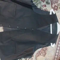 دوعدد کت شلوار مشکی و نوک مدادی سایز 50|لباس|ری, شهادت|دیوار