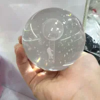 چراغ کریستالی شفاف با پایه چوبی|چراغ خواب و آباژور|یزد, |دیوار