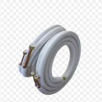 لوله مسی کولرگازی 5متر همراه کابل عایق نو