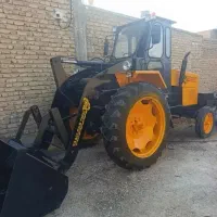 کار با تراکتور بیل