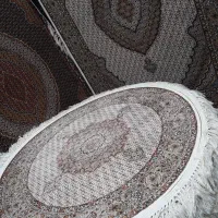 فرش دایره ۱×۱ ماهی ست ماهی کرم و ماهی اصیل|فرش|تبریز, |دیوار