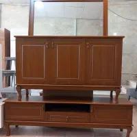 آینه کنسول میزتلویزیون ست کامل|بوفه، ویترین، کنسول|کرج, پیشاهنگی|دیوار