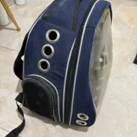 کوله پشتی حمل گربه و سگ کوچک کارکرده سالم