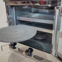 تنور فر گازی خانگی استیل دو شعله پایه دار|اجاق گاز و لوازم برقی پخت‌وپز|تهران, امین حضور|دیوار