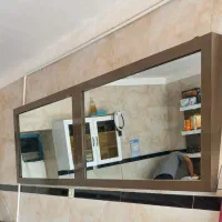 ۲ عدد آینه بسیار تمیز با قاب MDF