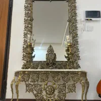 اینه وشمعدان برنز