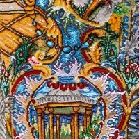 تابلو فرش دستباف سلاطین|تابلو فرش|شیراز, ابیوردی|دیوار