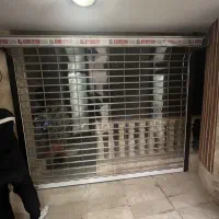 نصب لیبل و برچسب تبلیغاتی لیبل زن کرکره