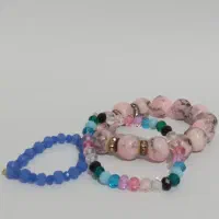 دستبندهای رنگارنگ مرواریدی|بدلیجات|سیاهکل, |دیوار