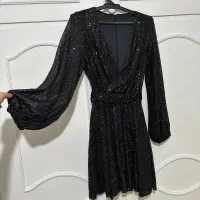 پیراهن تمام پولک عروسکی