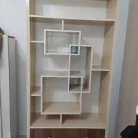 کتابخانه MDF|کتابخانه، شلف، قفسه‌های دیواری|آشخانه, |دیوار