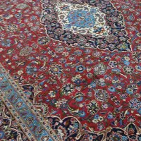 یک تخته فرش ۱۲ متری کرک کاشان در حد نو