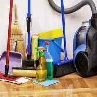 تمیز کاری خونه و پله و پارکینگ