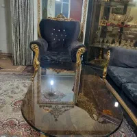 مبل۷نفره نیمه استیل|مبلمان خانگی و میز عسلی|تهران, مسعودیه|دیوار