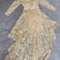 پیرهن مجلسی دنباله دار