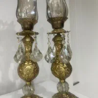 فروش یک جفت شمعدان برنز اصل