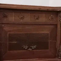 دراور چوب همراه میز|جاکفشی، کمد، دراور|رباط‌کریم, مسکن مهر آبشناسان|دیوار