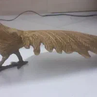 طاووس برنزی رومیزی|مجسمه، تندیس، ماکت|ورامین, ورامین|دیوار