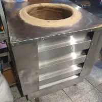 تنور گلی وخمیرگیر با منقل
