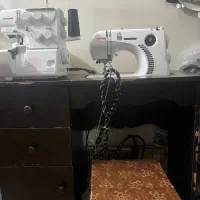میز چرخ خیاطی با صندلی