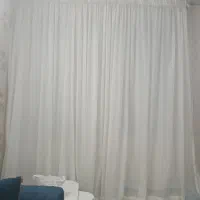 پرده حریر ساده یا آستری پرده گل دار وپرده سورمه