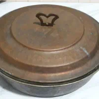ماهیتابه مسی سالم و تمیز