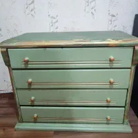 دراور چوبی رنگ وینتیج