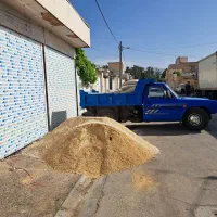 حمل ماسه شسه کلیه. مصالح ساختمانی