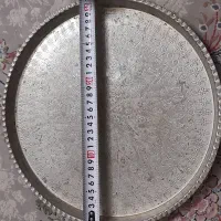 سینی مسی قلم زنی نسبتا قدیمی|کلکسیون اشیاء عتیقه|پاکدشت, پاکدشت (مامازند)|دیوار