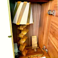 اباژور چوب گردو|چراغ خواب و آباژور|تهران, شهرک نفت (منطقه ۱)|دیوار