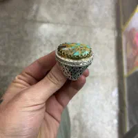 فیروزه شجر اصل نیشابور رکاب تمام دست وزن۶۰گرم