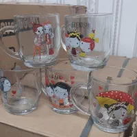 ماگ طرح دار شیشه ای