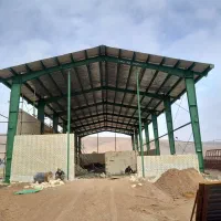 پوشش سقف شیروانی خرپا سوله الاقچیق وجوشکاری