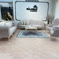 مبل استیل فرانسوی سه گل تعویض با مبلمان کهنه